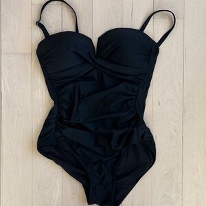 Calvin Klein Black One-Piece Swimsuit